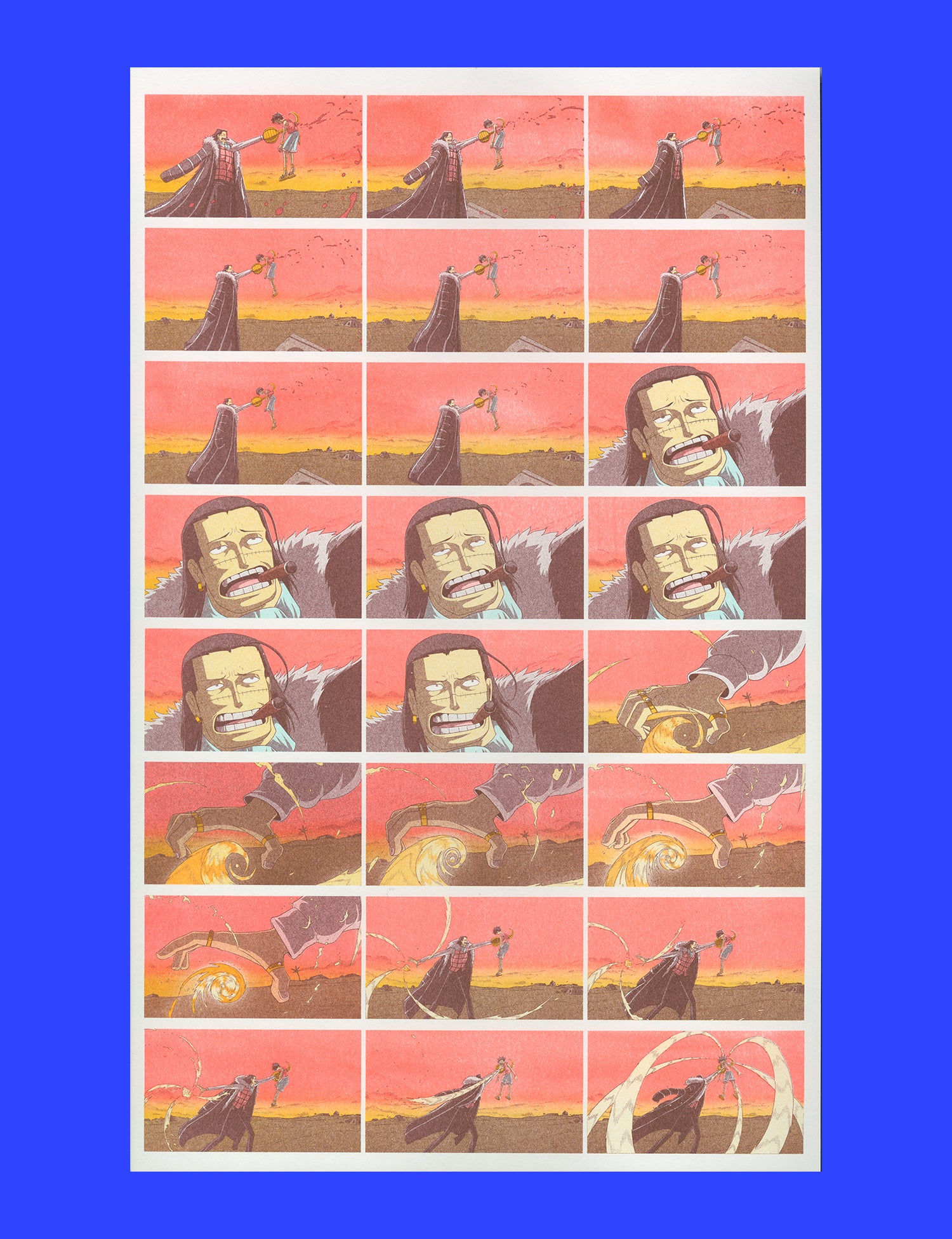 One Piece Contact Sheet – Zine Hug