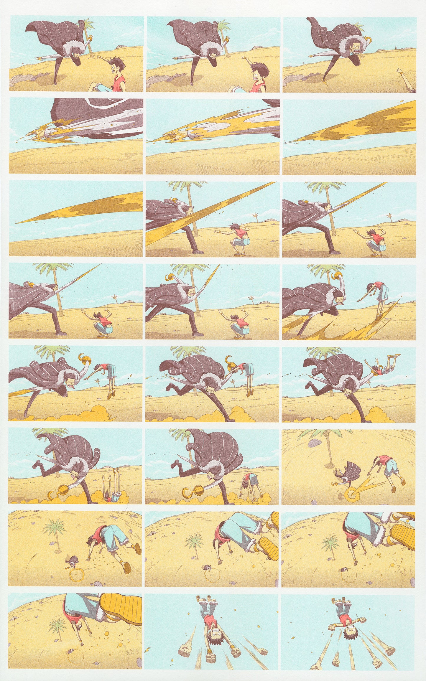 One Piece Contact Sheet