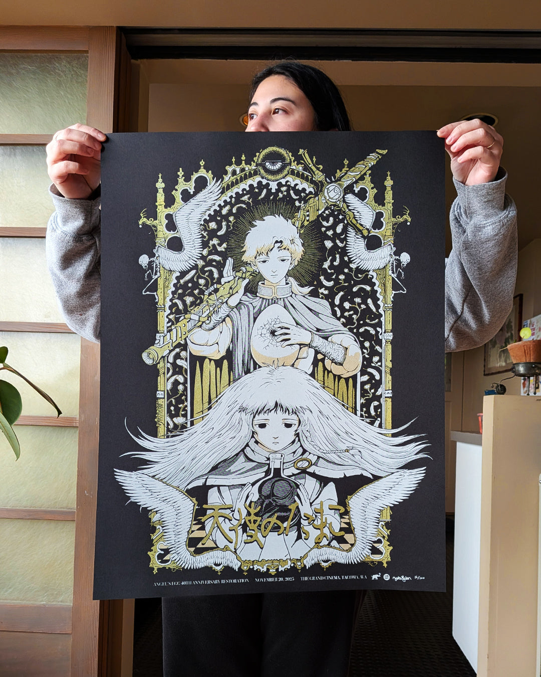 Angel's Egg Silkscreen Print – Zine Hug