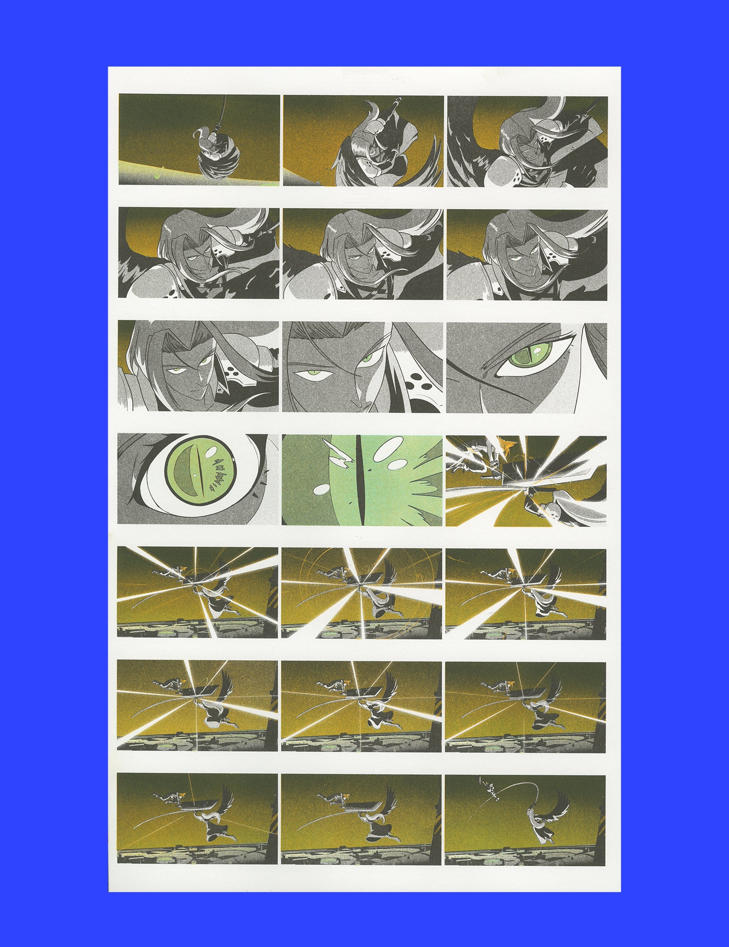 Final Fantasy VII Contact Sheet – Zine Hug