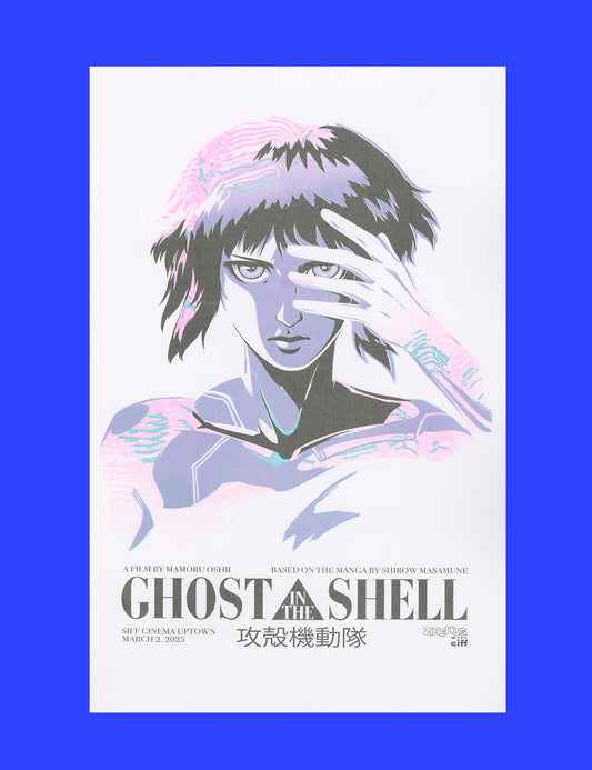 Ghost in the Shell Risograph Print