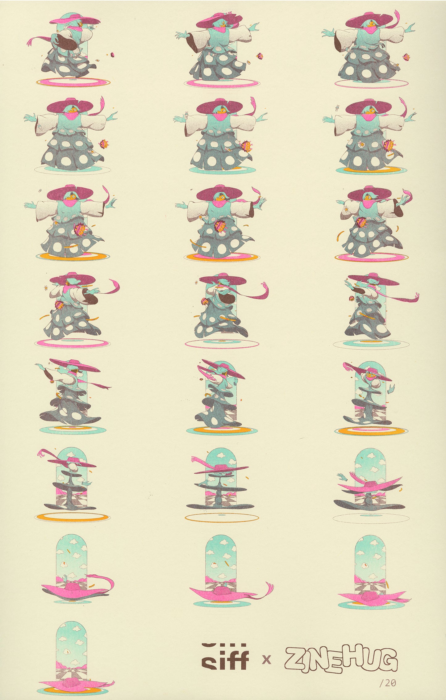 Sirocco Risograph Poster